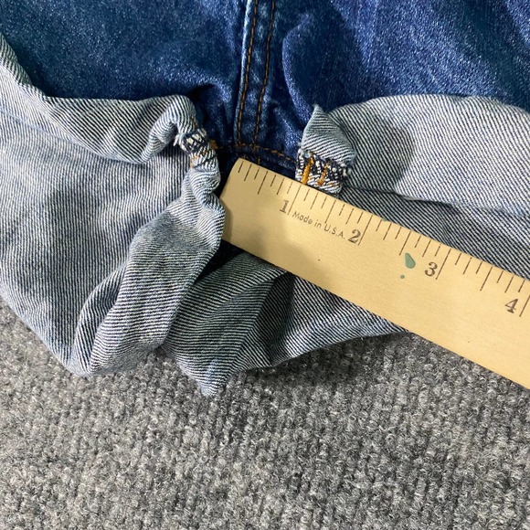 Free People x One Teaspoon Shorts 24 Blue Denim Hawks High Rise Cuffed - Picture 7 of 13